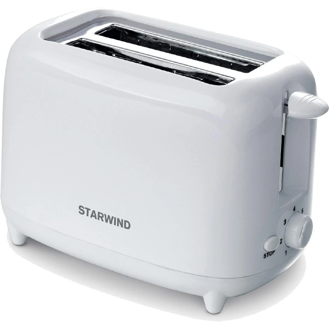 Тостер StarWind ST7001 (белый 700 W 2 отделения) | Бытовая техника