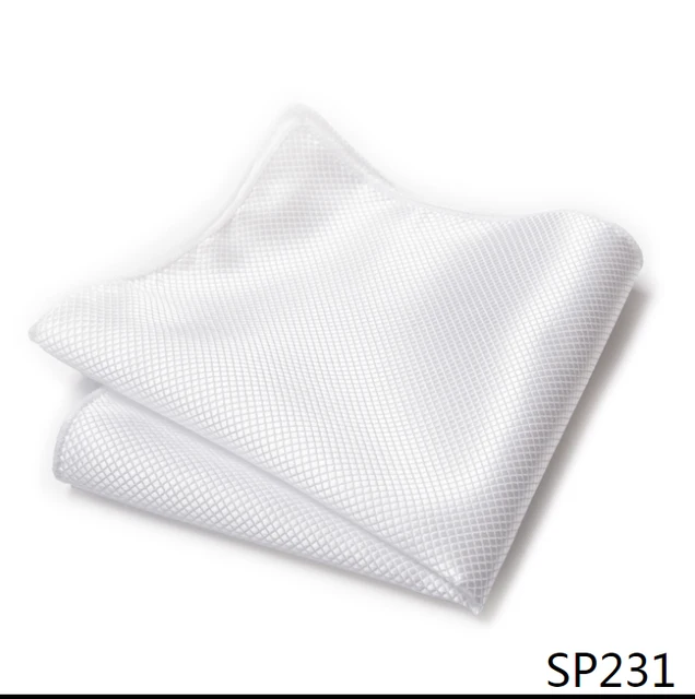 Fashion 100% Silk Hankerchief Scarves Vintage Hankies Men's Pocket Square Handkerchiefs Striped Solid Snot Rag 22*22 cm SP231