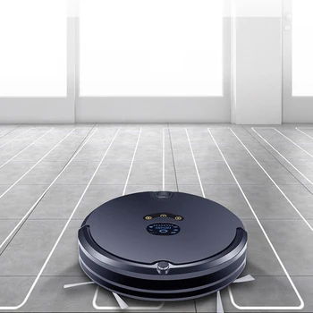 

Limabean Robot Vacuum Cleaner Sweep and Wet Mopping Automatically Charge cyclone Suction Smart Planned WIFI