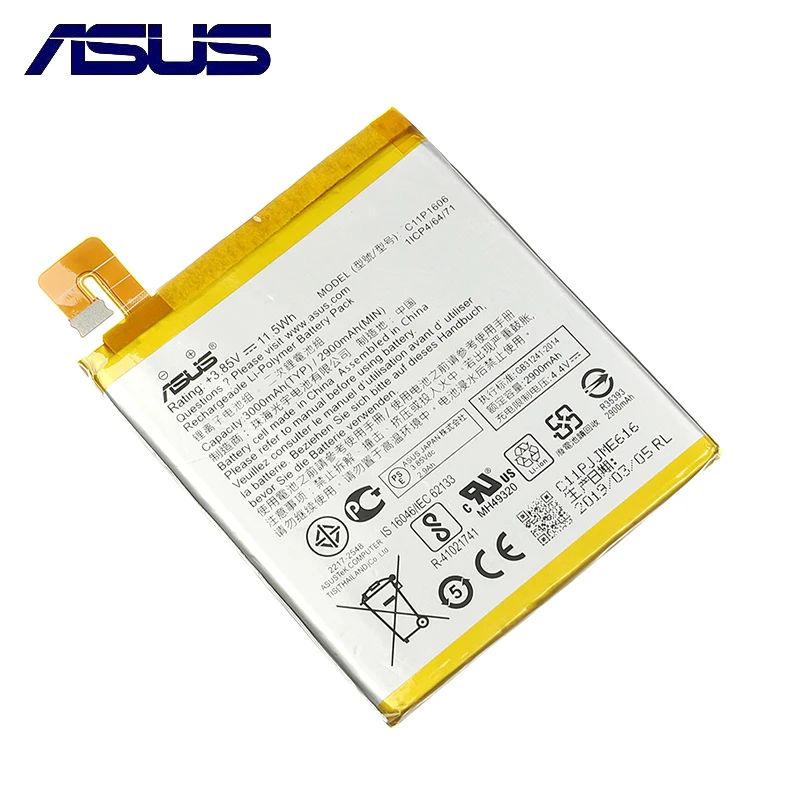 ASUS 3000 мАч C11P1606 Аккумулятор для ASUS Zenfone 3 Laser 5," ZC551KL телефон последняя продукция высокое качество батарея