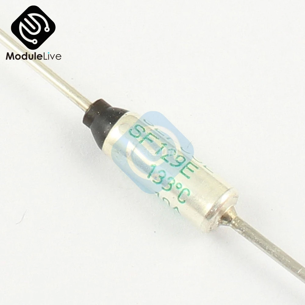 10 шт. Термопредохранитель SF129E SEFUSE 133 градусов Цельсия А 250 В CF|thermal fuse|10a 250vsefuse sf129e |