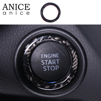 

Carbon fiber Ignition Engine Start Key Cover trim fit For toyota C-HR CHR