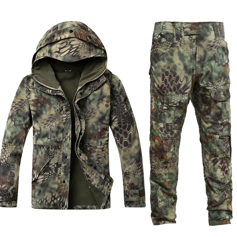 Военная форма, Военная рубашка, брюки для мужчин, Армейский Камуфляж, зимняя водонепроницаемая куртка, теплая одежда, тактическая одежда для охоты, женская одежда