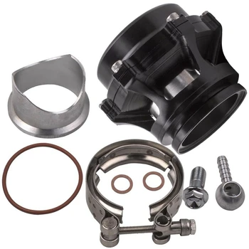 

50mm Turbo Blow Off Valve Aluminum 360 Vent BOV V-Band Clamp 35PSI Boost