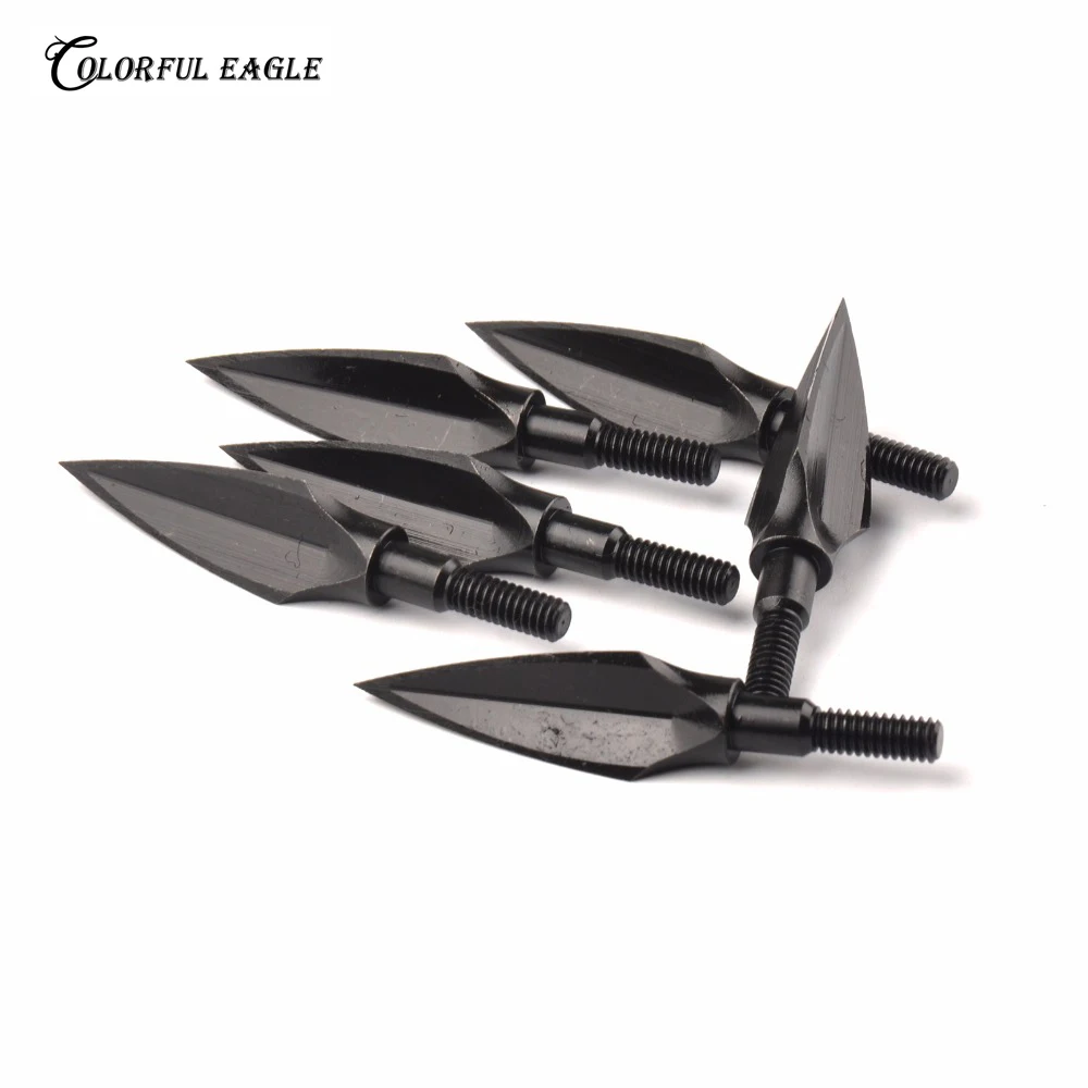 3612pcsBroadheadArrowheadTipPoint125GrainSteelforDIYBowand