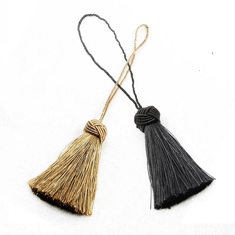 Tassel Fringe Tassel Decoration Tassel Accessories Tassel Trim Mini Tassels 2Pcs/Lots Fluffy Cotton Tassel Hanging Rope Tassel for Sewing Clothing Curtain Fringe Home Decoration Craft Room Accessories