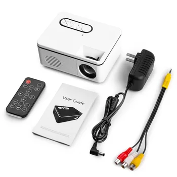 

Office Audio Video Led Mini Projector Teaching Home Theater Multifunctional USB VGA HDMI 1080P HD Meeting Laptop Smartphone