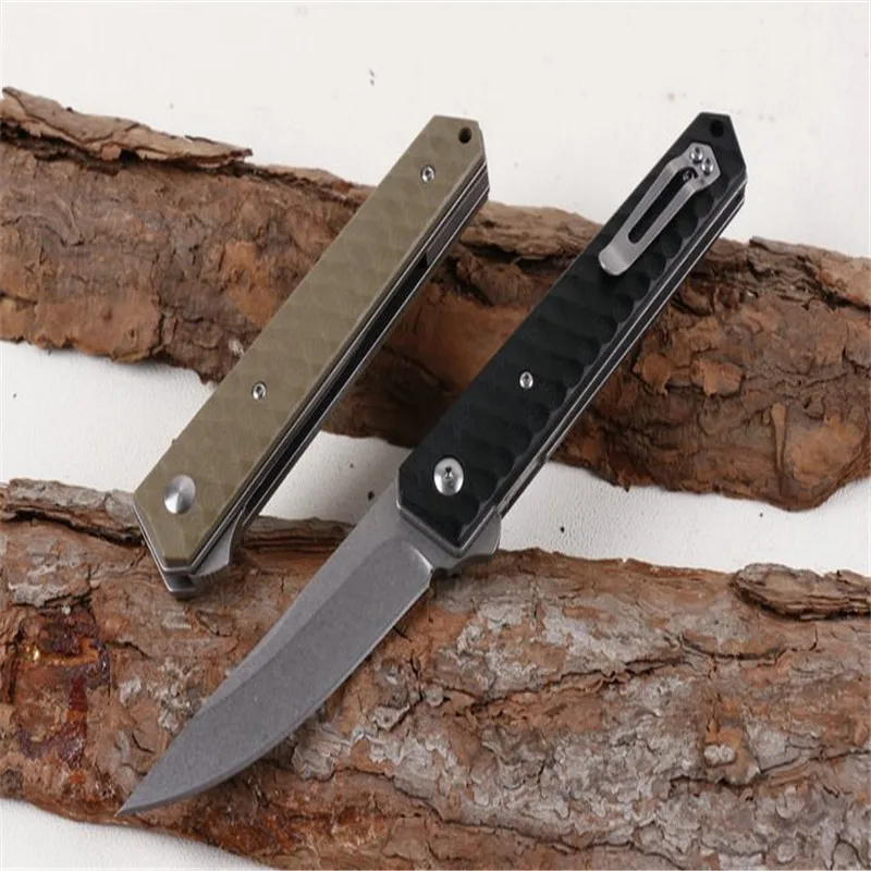 Джентльменский открытый складной нож (два цвета) 5CR15MOV Bade полностью стальной +