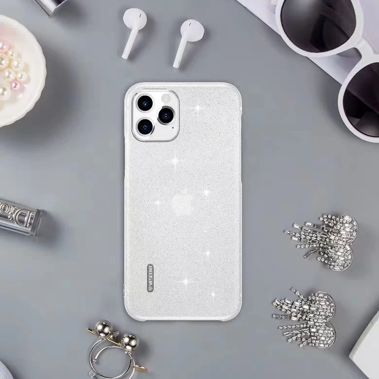 Высококачественный силиконовый чехол для iPhone 11 Pro MAX Звездный Алмазный защитный чехол для X Xs Max задняя крышка
