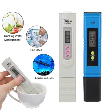 

Portable LCD Digital PH Meter Pen Style TDS Meter Tester Aquarium Pool Water Wine Urine Measurement Tools