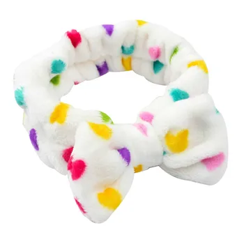

Women Rabbit Ear Hair Band Bath Spa Makeup Wrap Wash Face Elastic Headband Cosplay Hair Accessory Headband Makeup