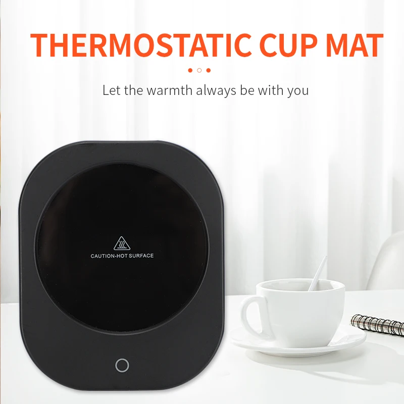 New Coffee Cups Warmer Mug Heated Electric Kettle Teapot 2 Temperature Mode 60℃ 4h Auto Shut Home Office Accessories