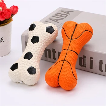

Bone Shaped Pet Product Rubber Dog Toy Bone Rubber Molar Teeth Pet Toy Dog Bite Resistant Molar Training Grinding