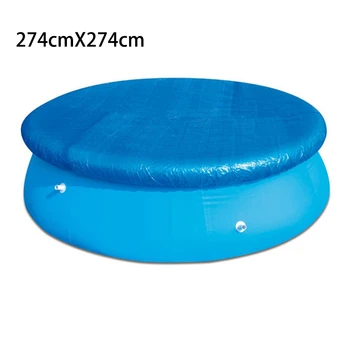 

9Ft Inflatable Swimming Pool Round Ground Cloth Lip Cover Dustproof Floor Cloth Mat For Outdoor Garden Water Pool Fun