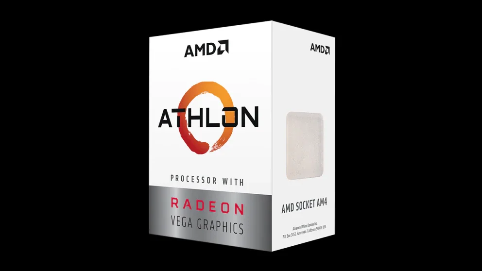Процессор AMD Athlon 3000G X2 3000G 3,5 GHz двухъядерный четырехъядерный процессор YD3000C6M2OFH Socket AM4 и поставляется с кулером