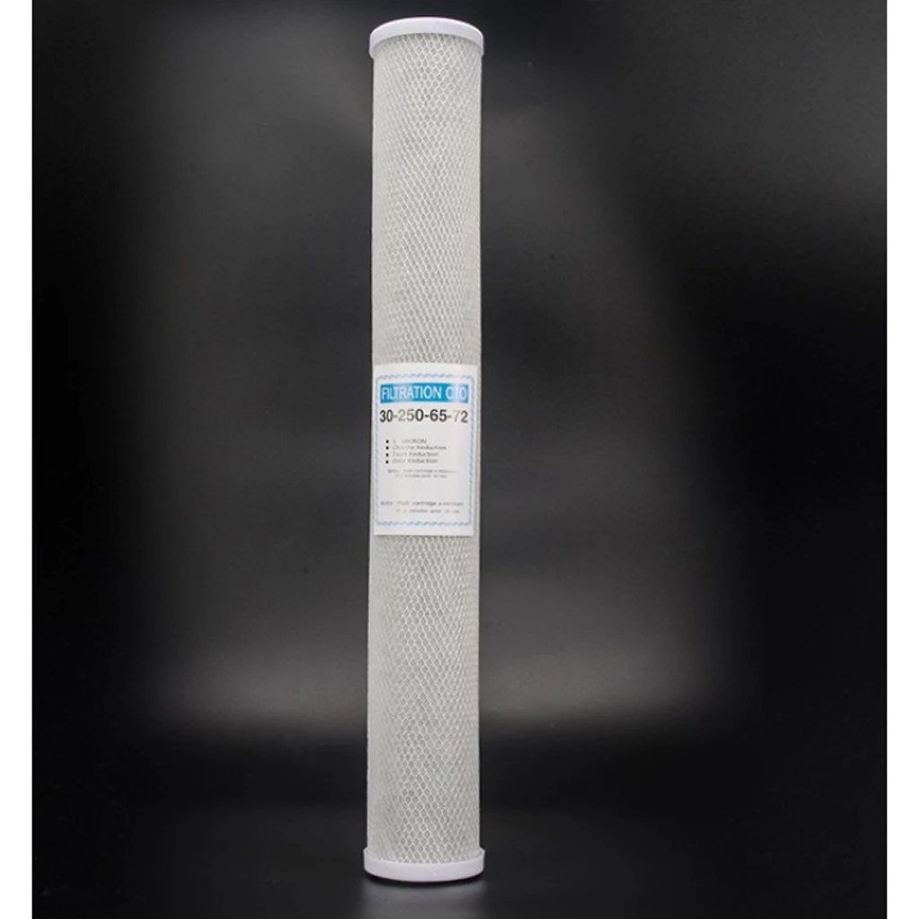 20 Inch Replacement Filter Water Purification Universal Water Filter Activated Carbon Cartridge Reverse Osmosis