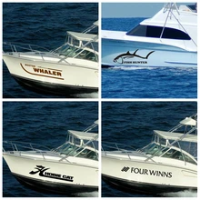 

Large Boats Frase Vinyl Stickers for Boat Body Decal Fish Sticker Mural Vinyl Covers Decals Styling Engine Hood Decor