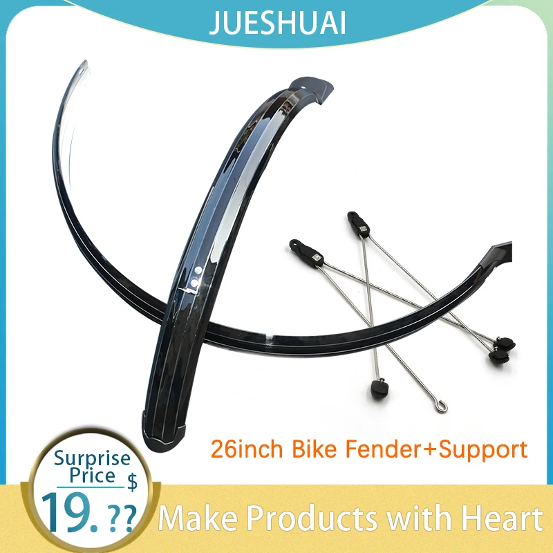 

26" Bicycle Bike Fender MTB Mountain Bike Front/Rear Quick Release Cycling Fender Wings Mud Guard High-Strength Bike Parts