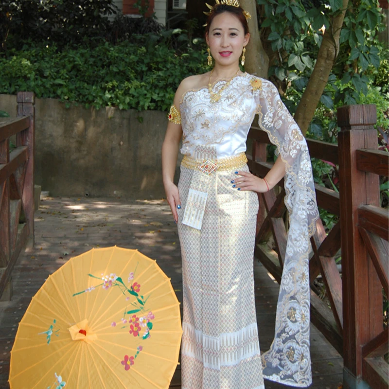 white traditional skirt
