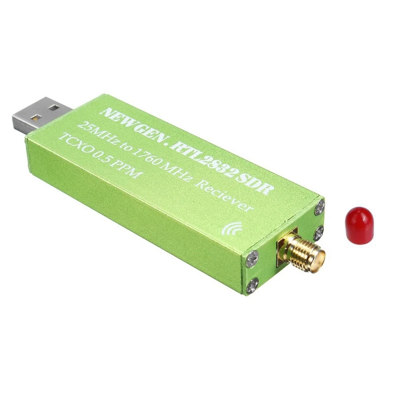 USB адаптер RTL-SDR RTL2832U+ R820T2+ 1Ppm TCXO ТВ тюнер Стик приемник