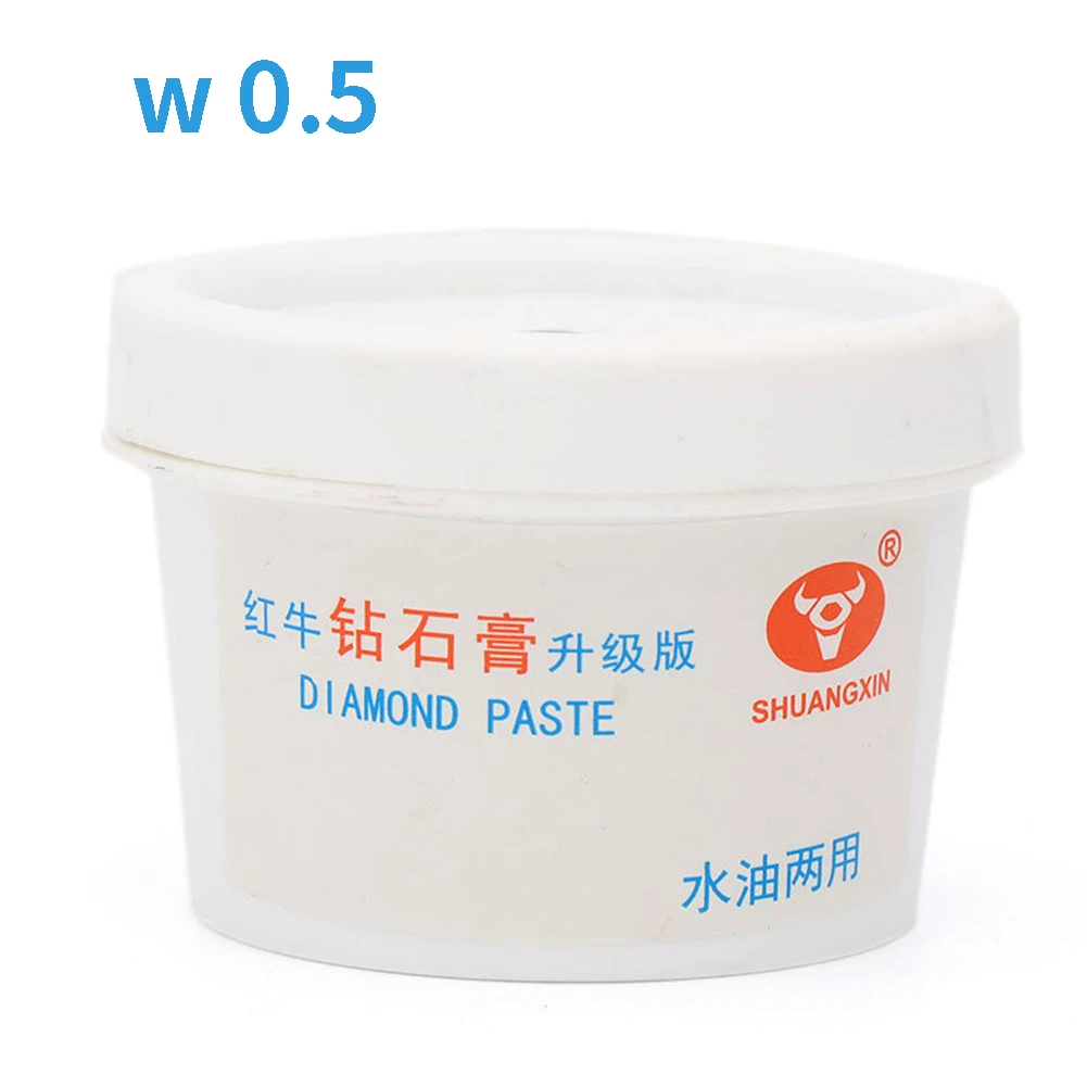 

60g Buffing Polishing Paste Metal Burnisher Diamond Grinding Effective Abrasive Water Oil Dual Used Jade DIY Sharpening Mirror