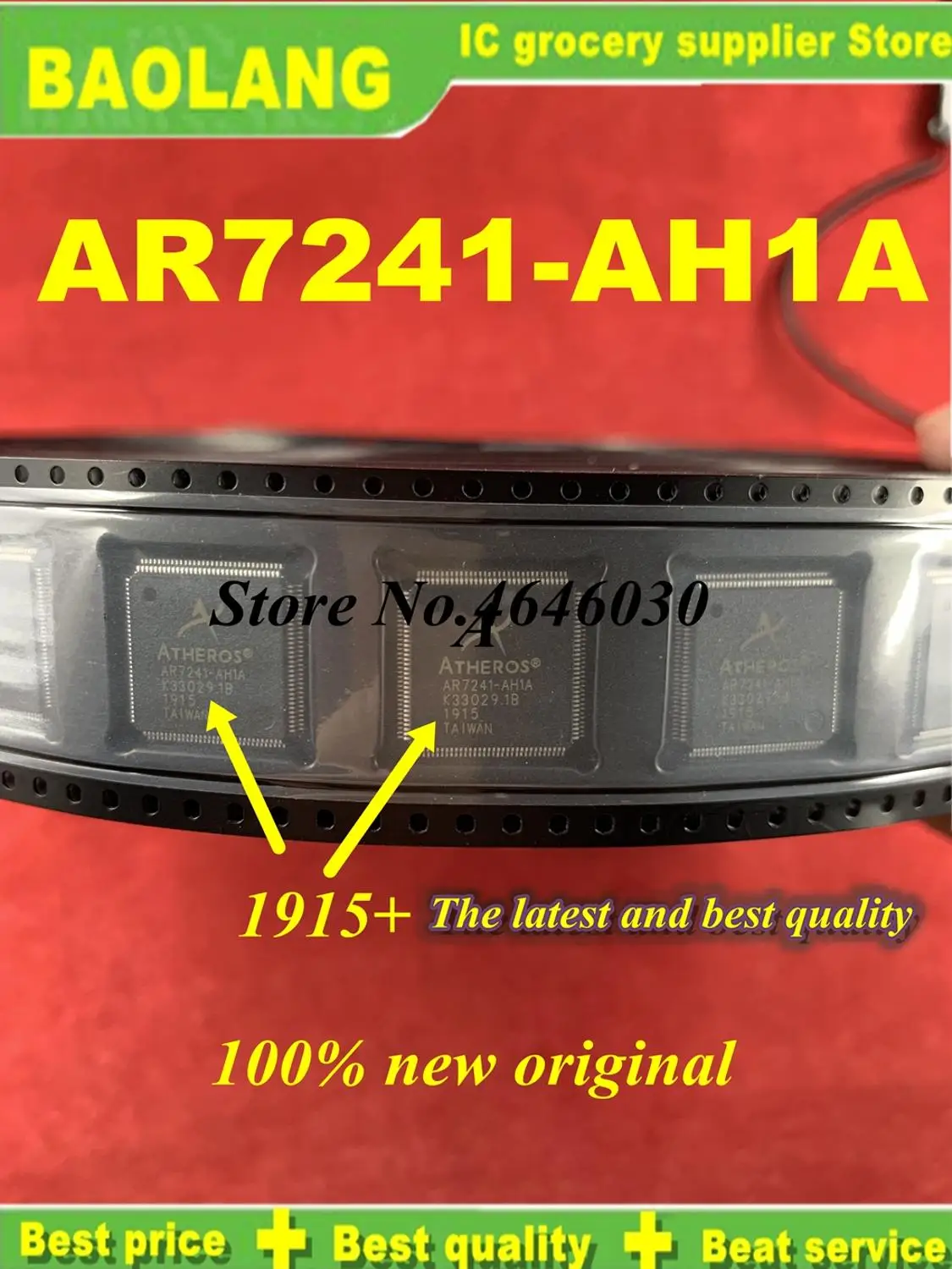 

AR7241 AR7241-AH1A QFP-128 QFP Router chip New original IC In stock 1PCS