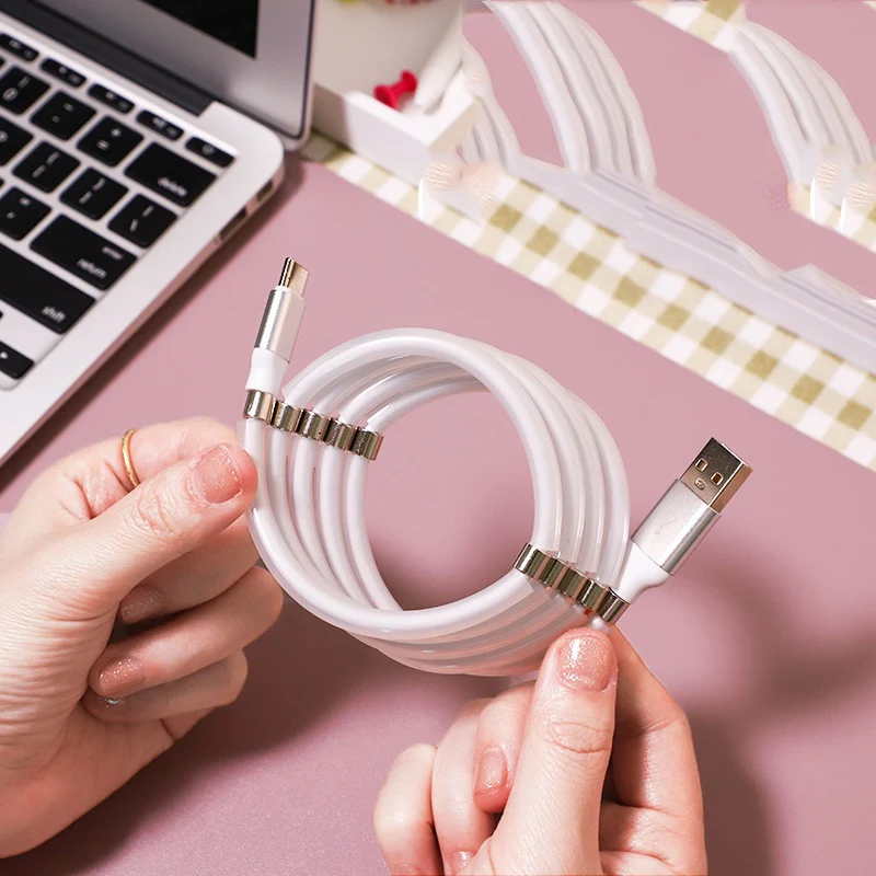 Магнитный Micro USB Type-c кабель для быстрой зарядки с автоподзаводом Xiaomi Redmi 8 8A 7A 6A 5 Plus