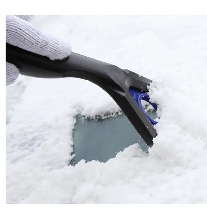 Skup Łopata do śniegu czyścik samochodowy i skrobaczka z piankowym uchwytem wysuwane zdejmowane automatyczne usuwanie śniegu samochód Frost Windshield Cleaner