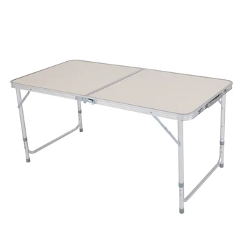 

Home Use Aluminum Alloy Folding Table White Outdoor Picnics Camping Dinningtable Multipurpose Game Table & Serving Table