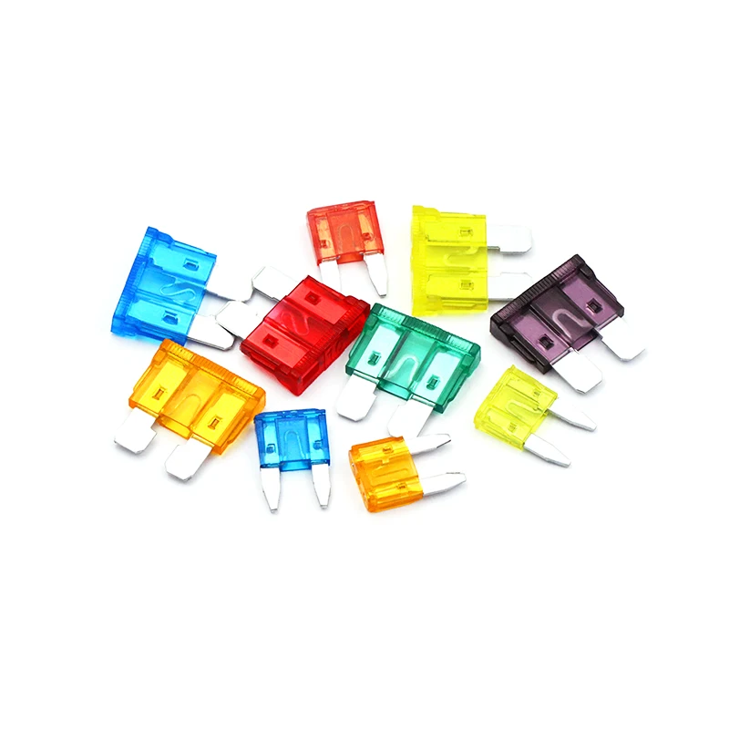 Small Size Medium Size Standard Car Auto Blade Fuse 50Pcs/Lot 1A-40A Automotive 1A 2A 3A 5A 7.5A 10A 15A 20A 25A 30A 35A 40A