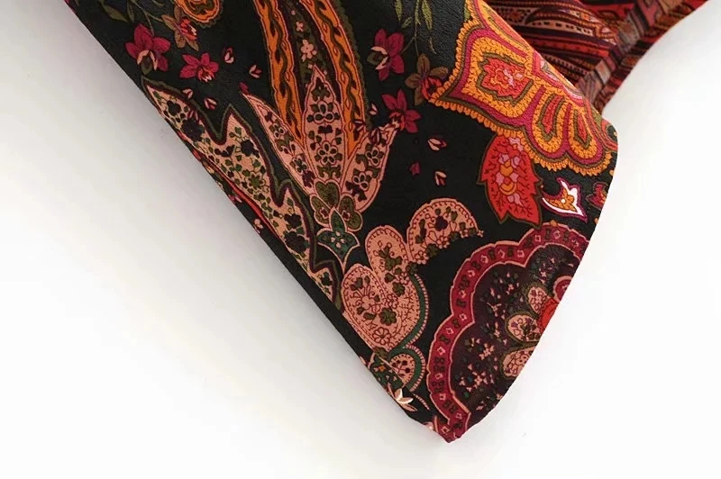Увядшее английское винтажное платье с принтом пейсли, с сборкой талии, vneck, вечерние платья макси для женщин, vestidos de fiesta de noche vestidos blazer