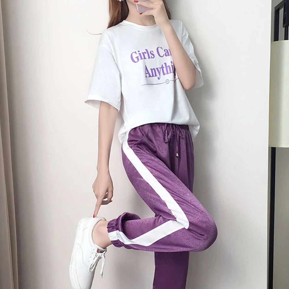 

Two-piece Suit Plaid Short Sleeve Women's Suit Pant Ins Home School Two-piece Female Casual Fashion