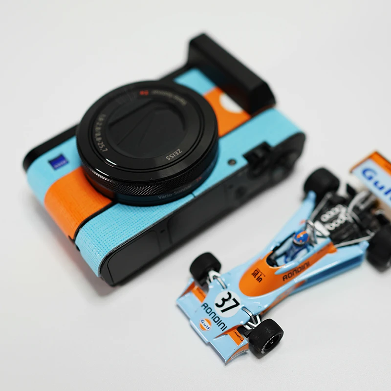 Камера из натуральной кожи с декорированием Стикеры для sony Rx100 Rx100II Rx100M3 M4 M5 M6