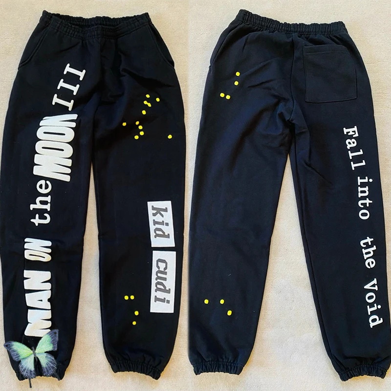 CPFM.XYZ Sweatpants Kid Cudi Men Women Casual Trip Best Quality Mid Weight Pants Kanye Joggers Drawstring Trousers | Мужская одежда