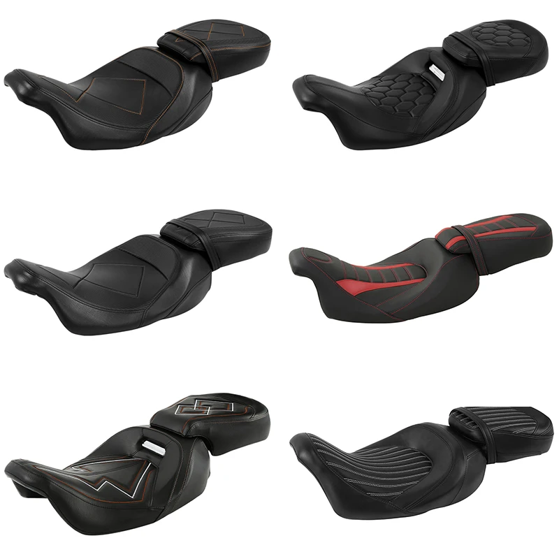 Передние и задние сиденья для мотоцикла Harley Touring Road King Electra Glide Street FLTRXS FLTRXSE 2009 2020 2019| |