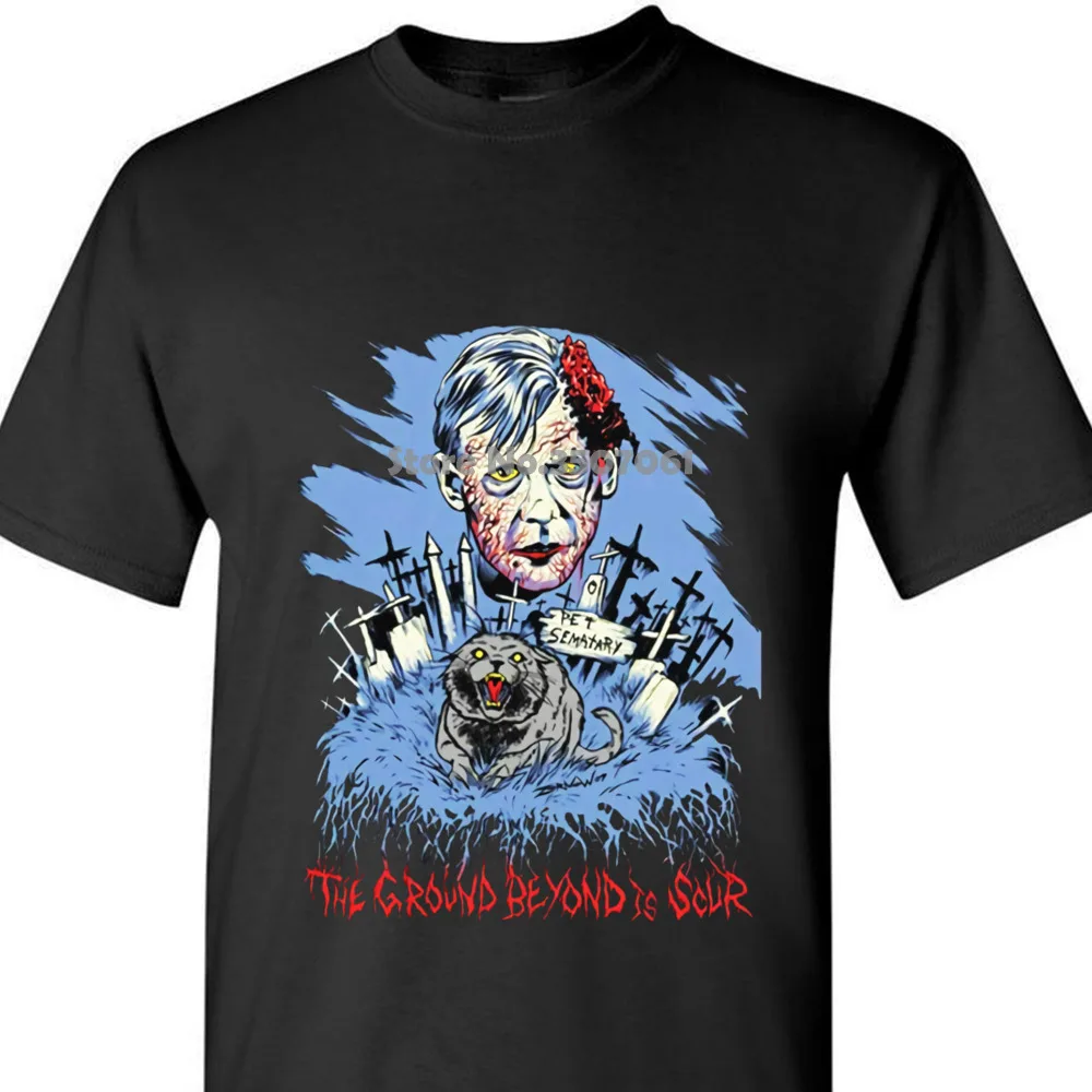 

Seltene Pet Semetary Stephen King Horror Classic T Shirt Size S - 5xl Hipster Tees summer winter Animes Kawaii coat clothes tops
