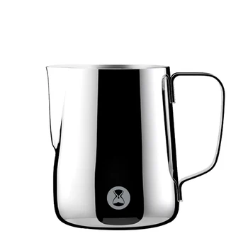 

Timemore Barista Pitcher Classic Pitcher Latte Art Milk Pitcher 12oz/350ml, Frothing Jug Stainless 20oz/600ml Steel Pitch Milk