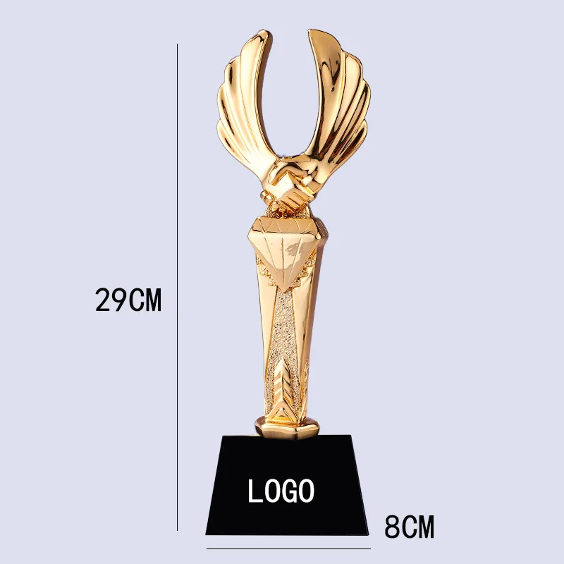 

Spread Wings Goofy Creative Gold-plated Trophy Resin Trophy Custom Company Prize Creative Competition Awarding Trophy Custom