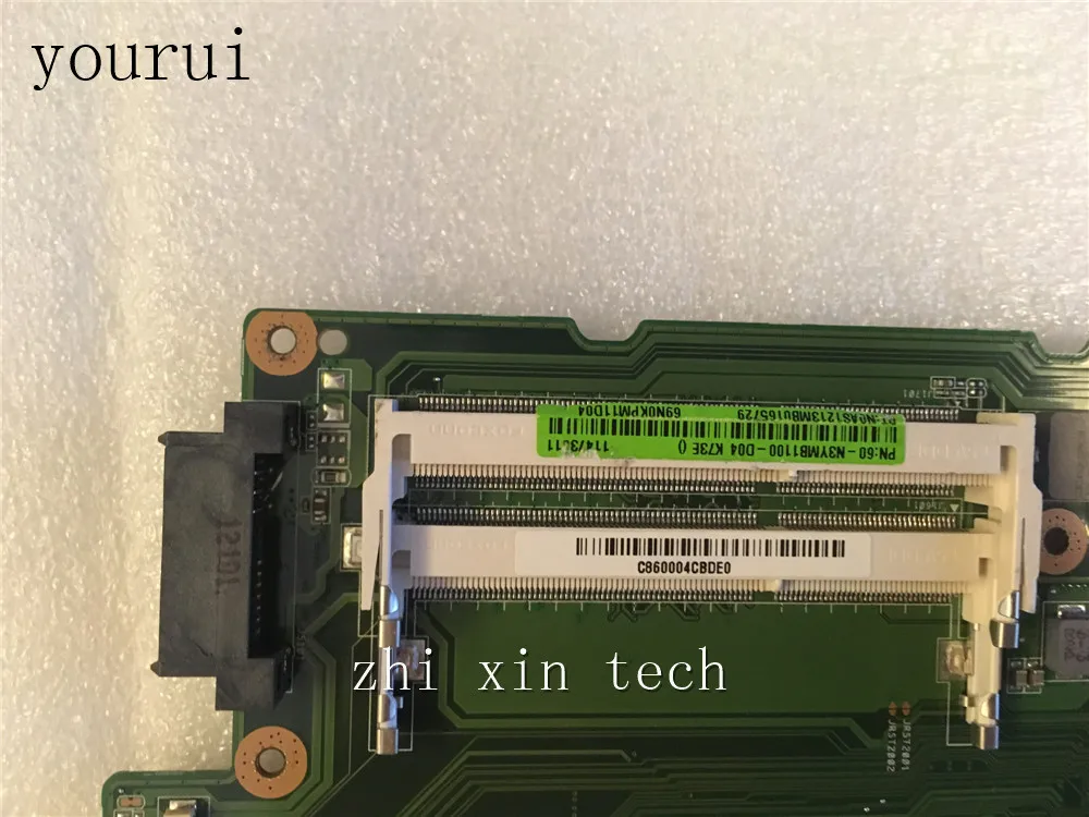 Yourui для ASUS K73E K73SD материнская плата ноутбука REV2.3 DDR3 тест ОК