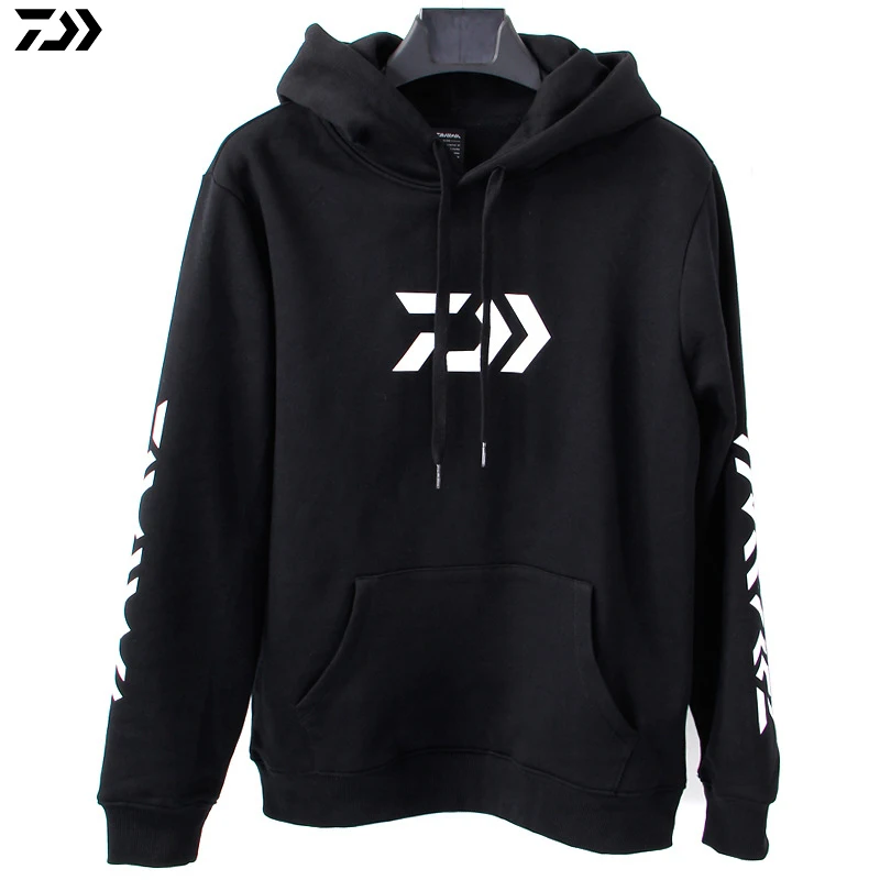 

DAWA Fishing Coat 2018 Spring Autumn Keep Warm Velvet Hooded Windproof Light Outdoors Fleece Thermal Jackets