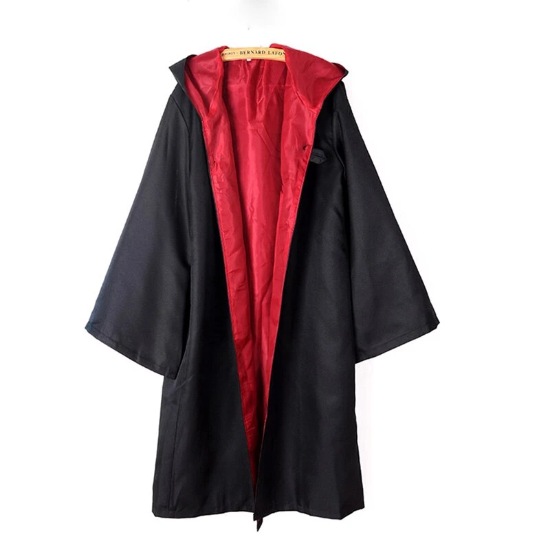 5PCS Set Magic Costume Robe Gryffindor Slytherin Ravenclaw Hufflepuff Cosplay Potter Costumes Kids Adult Cape Cloak E2103AD