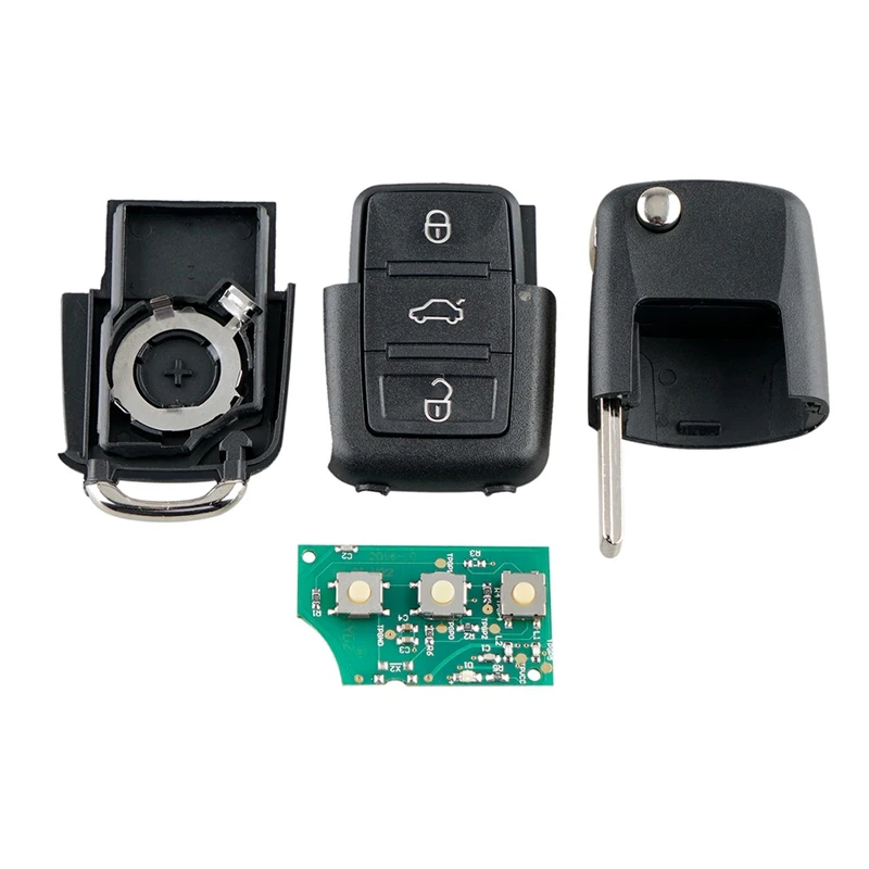 3 кнопки дистанционного брелока 434 МГц с ID48 1K0959753G для PASSAT B5 B6 Skoda Touran GOLF