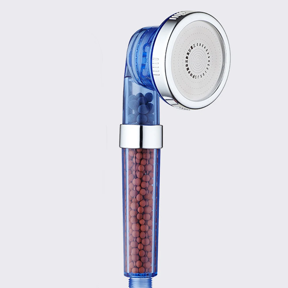 

Healthy Shower Faucets Negative Ion SPA Filtered Adjustable Shower Head with Shower Hose Bathroom Bathing Showerheads