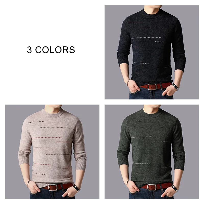 COODRONY Brand 100% Merino Wool Sweater Men Winter Thick Warm Sweaters Soft Cashmere Pullover Men Casual O-Neck Pull Homme 93044 COODRONY Brand 100% Merino Wool Sweater Men Winter Thick Warm Sweaters Soft Cashmere Pullover Men Casual O-Neck Pull Homme 93044