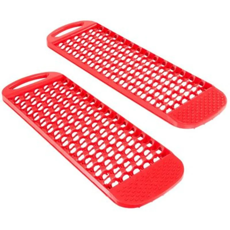 CHUNMU 2pcs Car-Styling Emergency Rescue Anti-skid Board Recovery Tracks Road Tyre Ladder Sand Mud Snow Car Accessories