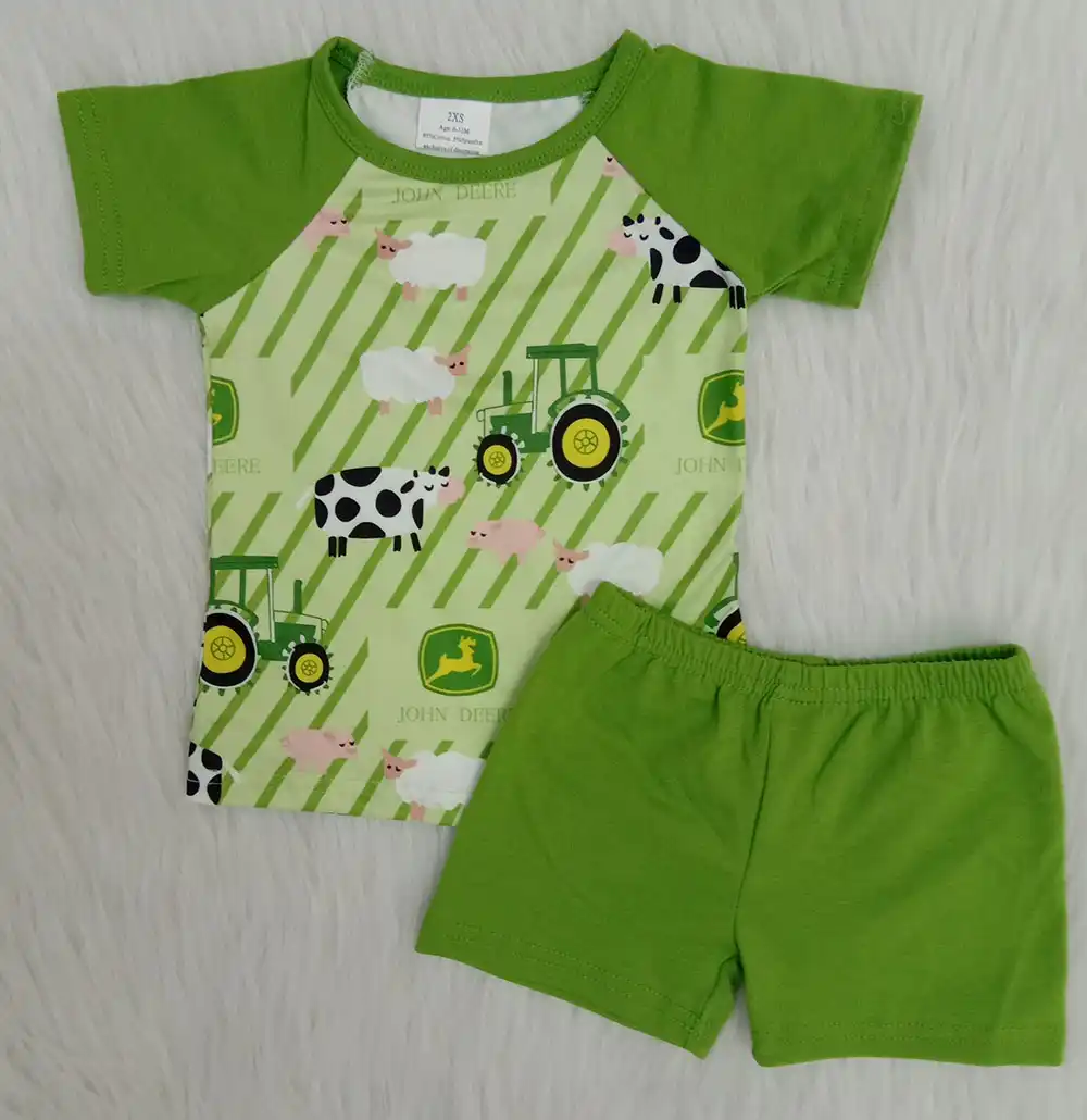 baby boy tractor outfit