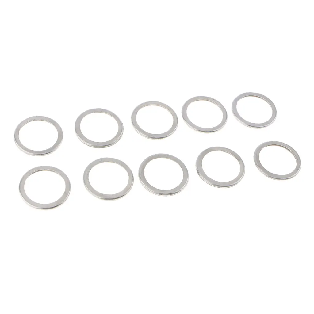 10Pcs/Set M20 Aluminum Engine Oil Drain Plug Crush Gasket Washers Seals for Subaru
