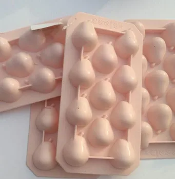 

11 cavity pear shape silicone mold fondant cake decoration mold ice mold resin clay craft mold DIY tool
