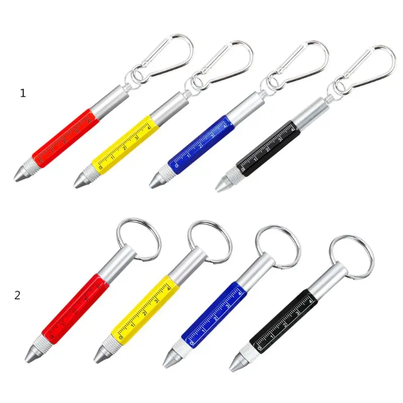 

6 in 1 Multifunctional Screwdriver Level Scale Touch Screen Ballpoint Pen Tool