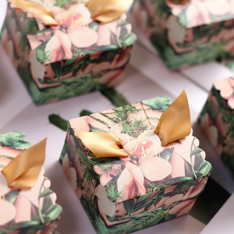 10/20/50Pcs Chocolate Cake Candy Boxes Gift Bag Wedding Favors Party Decoration 10/20/50Pcs Chocolate Cake Candy Boxes Gift Bag Wedding Favors Party Decoration